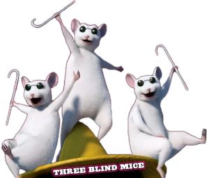 The Three Blind Mice, 3 Blind Mice, Shrek The Third, Nursery Rhyme Characters, Eric Idle, Lord Farquaad, Mike Myers, Three Blind Mice, Princess Fiona