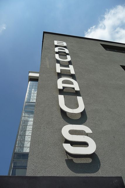 bauhaus dessau | Flickr - Photo Sharing! Vertical Signage, Storefront Signage, Wayfinding Signage Design, Architectural Signage, Storefront Signs, Navigation Design, Sign Board Design, Building Signs, Exterior Signage