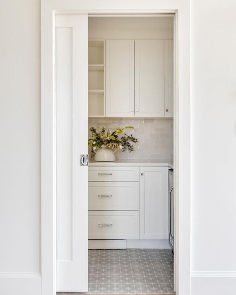 Hidden Laundry Door, Hidden Door In Laundry Room, Hidden Laundry In Hallway, Pocket Door Laundry Room, Bathroom/laundry Room Door, Concealed Laundry Door, Wainscot Hidden Door, Pent House Design, Hidden Laundry Rooms