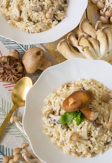 Mushroom Risotto from Breath of the Wild. Zelda Inspired Food, Breath Of The Wild Recipes Real Life, Breath Of The Wild Food Recipes, Legend Of Zelda Food Recipes, Legend Of Zelda Recipes, Breath Of The Wild Food, Breath Of The Wild Recipes, Botw Recipes, Zelda Food