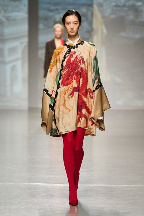 Vivienne Tam, Show Collection, Chinese Design, Runway Collection, Fashion Show Collection, Fall 2024, Winter Collection, Paris Fashion, Runway Fashion