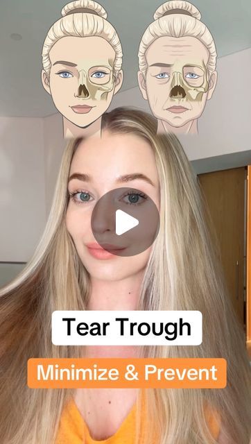 Tear Trough Exercise, One Eye Bigger Than The Other, Eye Routine, Medical Hacks, Face Lift Exercises, Yoga Face, Face Gym, Makeup Favs, Eye Massage