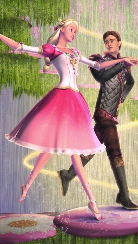 barbie in the 12 dancing princesses genevieve and derek dancing aesthetic wallpaper iphone cute rose beautiful barbie princess movies Barbie 12 Dancing Princesses, Twelve Dancing Princesses, Barbie Drawing, 12 Dancing Princesses, Barbie 2000, Barbie Cartoon, Barbie Images, Barbie Costume, Princess Costume