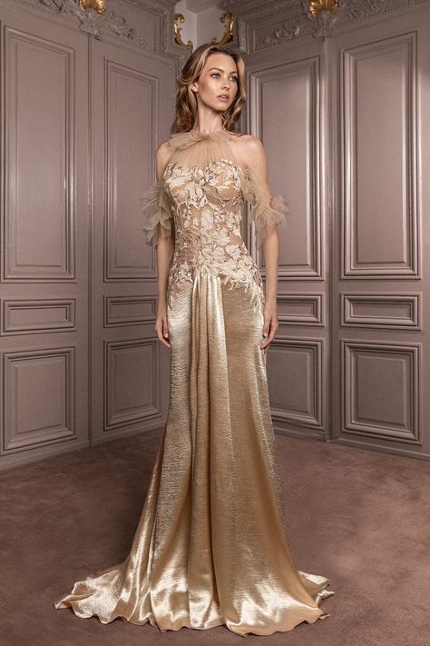 Gatti Nolli GA7078 Spring 2024 Collection evening dress.