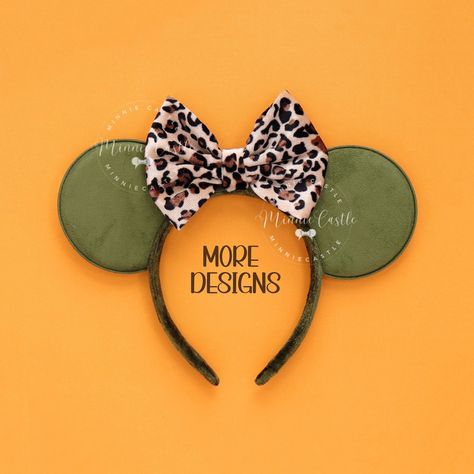 Animal Kingdom Ears, Cheetah Ears, Safari Trip, Minnie Ears, Mouse Ears, Animal Kingdom, Animal Print, Disney