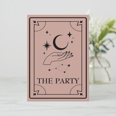 Spiritual Event, Bachelorette Party Invitation, Bachelorette Party Invitations, Bridal Brunch, Bride Tribe, Invitation Sizes, Party Items, Party Card, Engagement Party