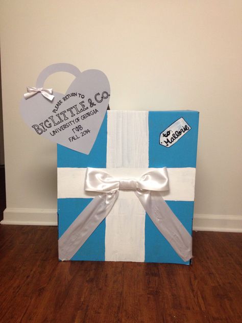 My Big Little reveal box! #biglittle #reveal #revealbox #sorority Princess Diaries Big Little Reveal, Country Big Little Reveal, Big Little Reveal Box Ideas, Unique Big Little Reveal Themes, Rat Crafts, Pi Beta Phi Crafts, Big Little Reveal Themes, Sigma Alpha Iota, Sigma Chi