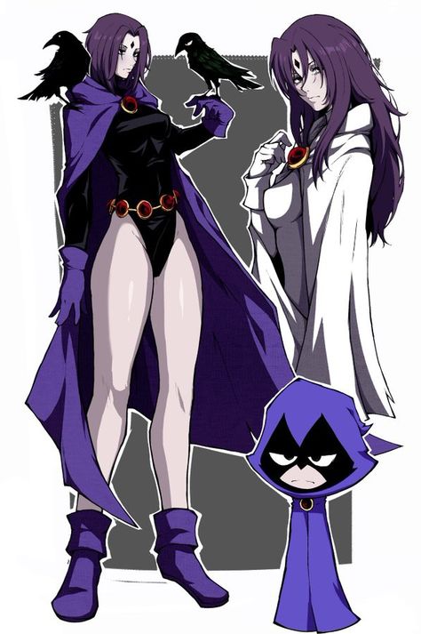 Raven Teen Titans Go Fanart, Raven Dc Fanart, Dc Comics Raven, Dc Raven, Raven Comics, Raven Fanart, Me Character, Raven Cosplay, Starfire And Raven