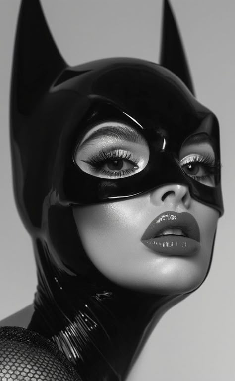 Batman Catwoman, 얼굴 그리기, Portrait Photography Women, Selina Kyle, Riot Grrrl, Cat Woman, Digital Portrait Art, Face Photography, Face Reference