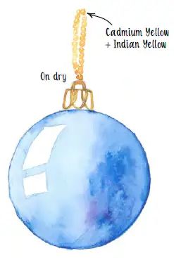 Painting Christmas, Watercolor Christmas Cards, Diy Christmas Cards, Christmas Bauble, Christmas Watercolor, How To Paint, Christmas Baubles, Painting Crafts, Diy Cards