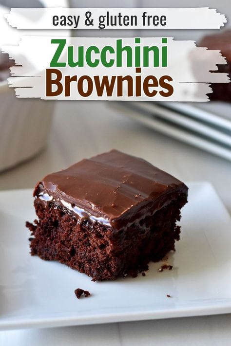 Chocolate Zucchini Brownies, Zucchini Brownies, Zucchini Cake, Chocolate Zucchini, Brownies Recipe, Yummy Sweets, Best Chocolate, Eat Dessert, Vegetarian Chocolate