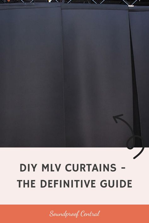 DIY MLV Curtains - The Definitive Guide by Soundproof Central Mass Loaded Vinyl, Soundproofing Material, Curtain Weights, Solid Brick, Metal Curtain, Reflective Material, Lined Curtains, Curtain Poles, Wall Plug