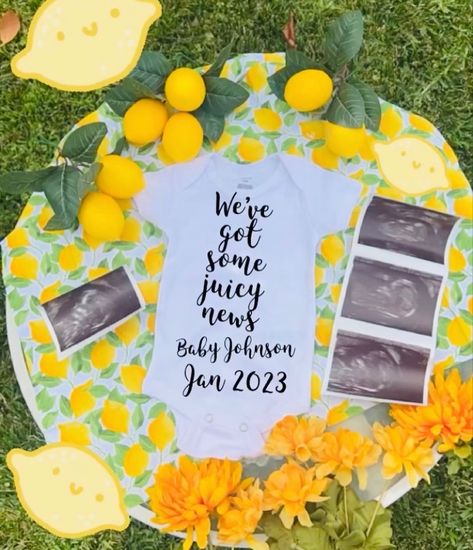 Unique Gender Reveals, Gender Reveal Unique, Lemon Theme, Gender Reveals, Baby Planning, Pregnancy Announcement, Gender Reveal, Maternity Clothes, Chip Bag