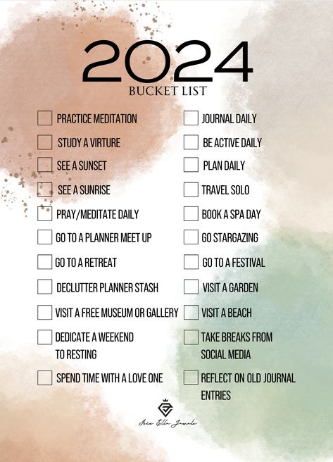 Bucket List For 2024, Goals To Set For Yourself List 2023, 2024 Ins And Outs List Journal, 2024 Bucket List, Goals For 2024 List, Good Goals To Set For Yourself, Year Bucket List, Yearly Goals Bullet Journal, Personal Goals List