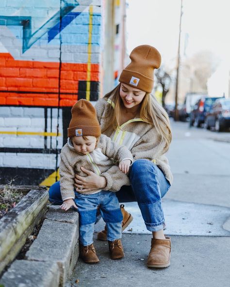 I love a matching outfit with my baby! #levis501 #mommyandme #babyboy #uggs #target #targetstyle #targetstyle #h&m Mom And Son Matching Outfits Fall, Fall Mother Son Photoshoot Outfits, Mother And Son Fall Picture Outfits, Mommy And Son Fall Outfits, Mom And Boy Matching Outfits, Baby Boy Fall Photoshoot, Baby Uggs Outfit, Baby Boy Uggs, Tan Shoes Outfit