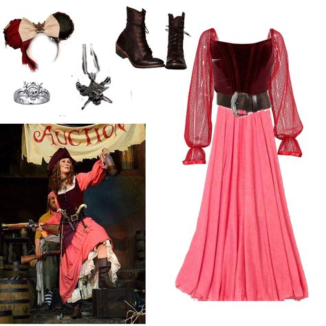 Pirates Of The Caribbean Disneybound, Disneybound Outfits Summer, Disney Themed Outfits, Disney 2024, Disneyland Outfits, Disney Outfit, Disney Bounding, Disney Bound Outfits, Run Disney