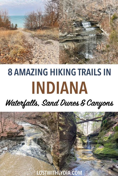 Waterfall Trail, Indiana Travel, Indiana Dunes, Midwest Travel, Hiking Destinations, Planning Your Day, United States Travel, Best Hikes, Day Hike