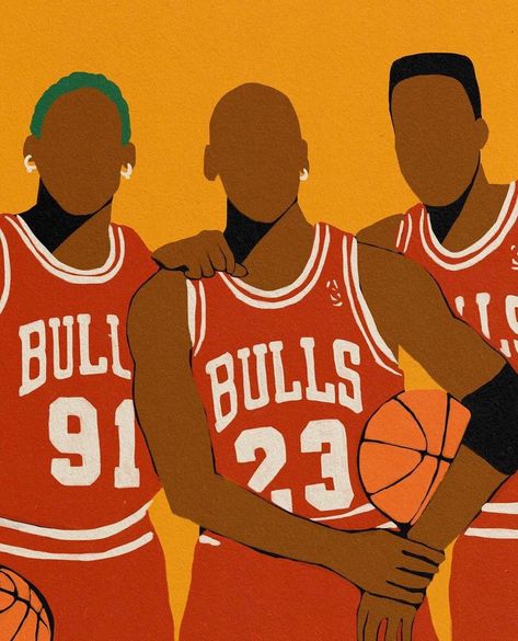 meining | Art Gallery on Instagram: “What would you name it? 💃🏀🕺 #cocodavez ^ • • • • • #meiningart #artcollector #art #contemporaryart #artgallery #artist #painting #artwork…” Chicago Bulls Art, Jordan Painting, Faceless Portraits, Michael Jordan Pictures, Chicago Bulls Logo, Jordan Photos, Kobe Bryant Pictures, Bull Art, Michael Jordan Basketball