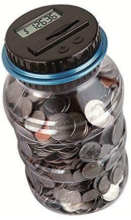 Saving Jar, Coin Sorter, Money Saving Jar, Money Counter, Money Saving Methods, Counting Coins, Money Saving Box, Digital Coin, Savings Jar