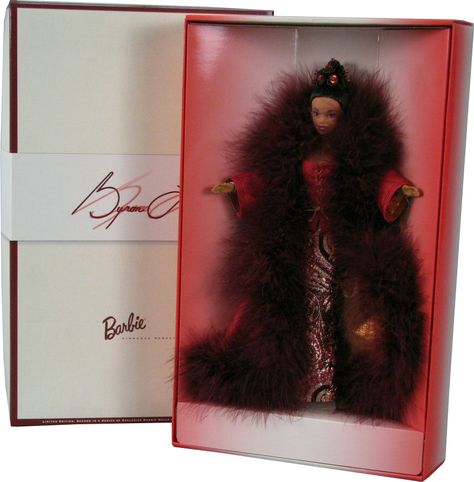 Black Barbie Doll, 1998 Barbie, Byron Lars, Barbie Stuff, Pink Box, Black Barbie, Barbie Doll, Collectible Dolls, Limited Editions