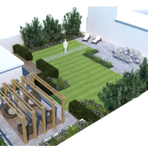 Concept plans for a project in West Wittering. A family garden to entertain in and to incorporate a large home office. #gardendesign… Outdoor Architecture, West Wittering, Large Backyard Landscaping, Garden Plan, Garden Design Layout, Modern Garden Design, Large Garden, Large Backyard, Family Garden