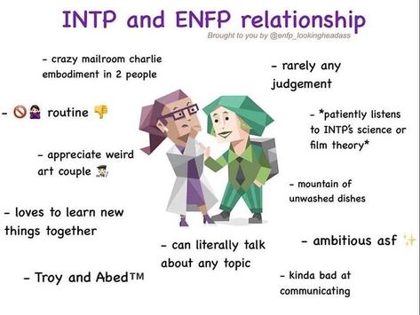 Enfp X Intp, Enfp Intp, Intp Relationships, Myer Briggs, Mbti Ships, Intp Mbti, Enfp Relationships, Infp Personality Type, Intp Personality Type