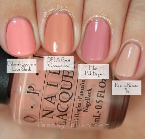 Opi Fall, Nails Shellac, Opi Nail Colors, Makeup Nails Designs, Peach Nails, Nail Nail, Opi Nails, My Nails, Nail Decorations