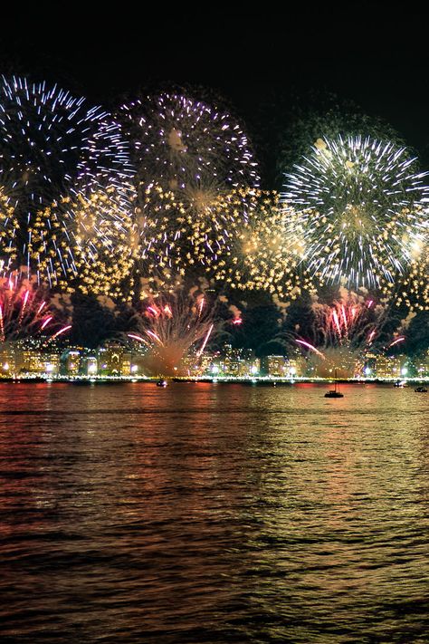 We spent New Year's Eve at Copacabana Beach in Rio de Janeiro. Now I know why it is so famous. I share the best of the fireworks on the blog.: #travel #Brazil #fireworks #Rio #riodejaneiro #NewYearsEve Travel Brazil, Copacabana Beach, New Year Pictures, Brazil Travel, Travel Plan, American Travel, Travel South, South America Travel, Types Of Photography