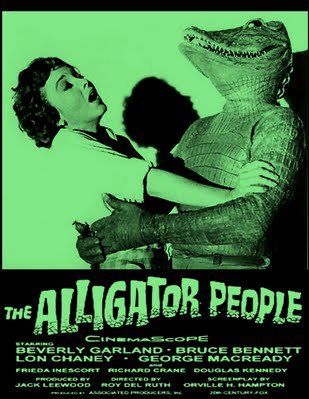 The alligator people B Movie Posters, Science Fiction Movie Posters, Sci Fi Horror Movies, Cinema Design, Lon Chaney, Monster Movies, B Movies, Famous Monsters, Classic Sci Fi