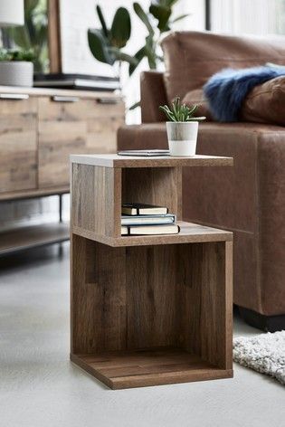 Stylish Side Table, Square Side Table, Side Table Design, Living Room Side Table, Rustic Lighting, Round Side Table, Furniture Collections, Light Oak, Table Style