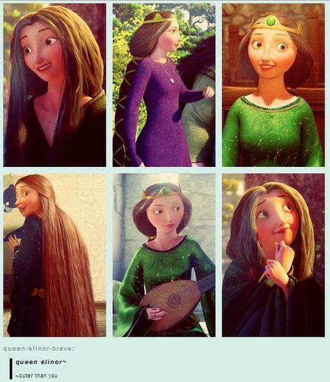 Queen Elinor Queen Eleanor Brave, Fergus And Elinor, Brave Elinor, Elinor Brave, King Fergus, Queen Elinor, Queen Eleanor, Disney Universe, Novel Ideas