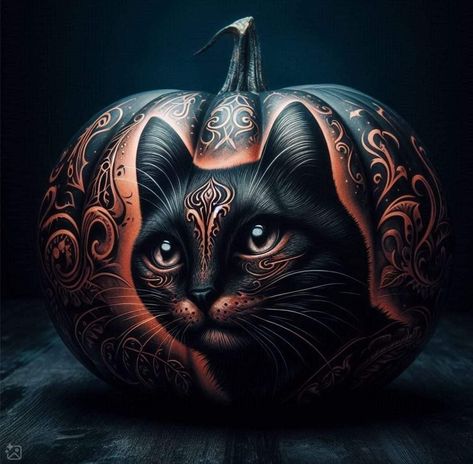 Pumpkin Designs, Halloween Pumpkin Designs, Halloween Pumpkins Carvings, Pumpkin Painting, Carving Ideas, Creepy Halloween, Pumpkin Design, Holiday Art, Painted Pumpkins