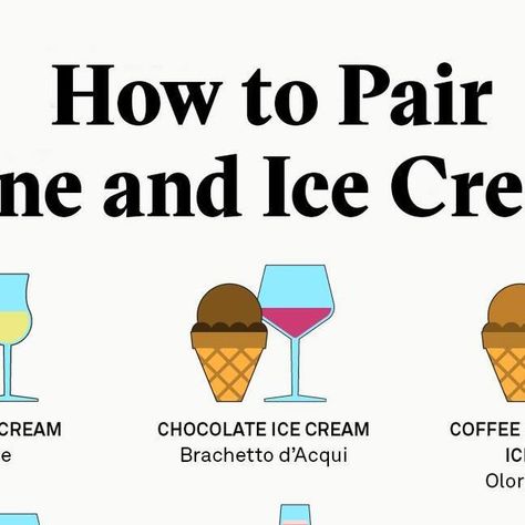 Wine Enthusiast on Instagram: "The wine pairing guide you didn't know you needed. 🍦 Which combo would you reach for first?⁠ ⁠ @reginetrousseau spoke to wine experts to see how they would go about pairing wine with ice cream. Get the full scoop at the link in our bio." Wine And Ice Cream, Wine Expert, Coffee Ice Cream, Accounting Services, Wine Enthusiast, Wine Pairing, Chocolate Ice Cream, Do You Believe, Summer Drinks