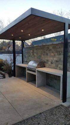 Grilling Station Ideas, Grill Station Ideas, Grilling Station, Moderne Have, Outdoor Bbq Area, Outdoor Grill Station, Outdoor Barbeque, Kitchen Design Layout, Outdoor Kitchen Decor