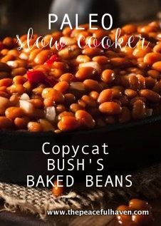 Paleo Baked Beans, Sugar Free Baked Beans Recipe, Gluten Free Baked Beans, Vegetarian Baked Beans, Baked Beans Recipe, Homemade Baked Beans, Navy Beans, Paleo Sides, Baked Bean Recipes