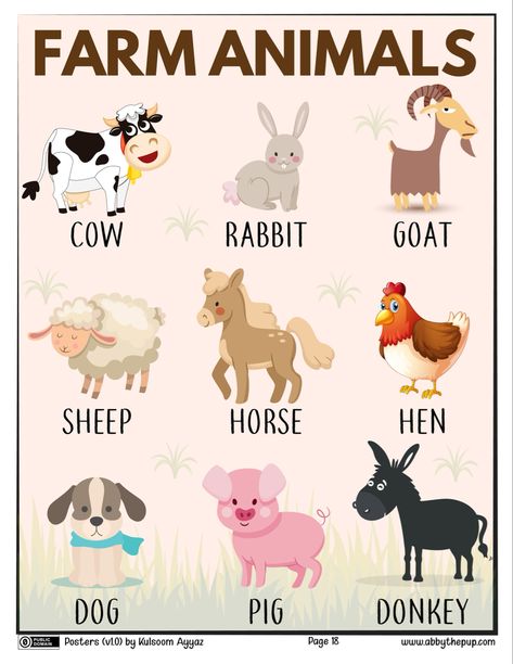 Pictures Of Farm Animals, Poster Free Printable, How To Do Origami, Handmade Gift Boxes, Animals Stickers, Animals Poster, Animal Flashcards, Printable Posters, Papercraft Templates