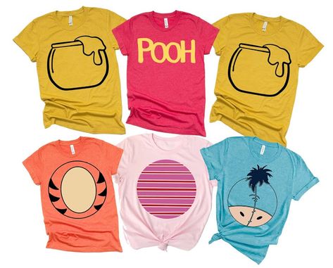 Pooh Bebe, Funny Matching Shirts, Matching Christmas Outfits, Xmas Funny, Funny Matching, Family Matching Christmas, Shirt Making, Christmas T Shirts, Disney Planning