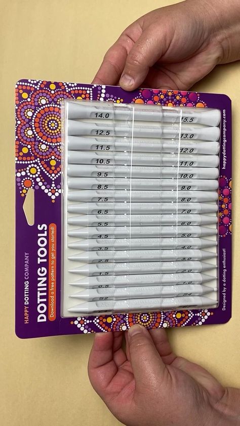 Dotting tools by Happy Dotting Company on Etsy and Amazon. Use code DELICATED15 or DelicateDots in 2022 | Dot art painting, Dots art, Painting art projects Dot Painting Tools, Mandala Rock Art, Stone Art Painting, Mandala Art Therapy, Art Painting Tools, Creation Art, Mandala Art Lesson, Dotting Tool, Art Tools Drawing