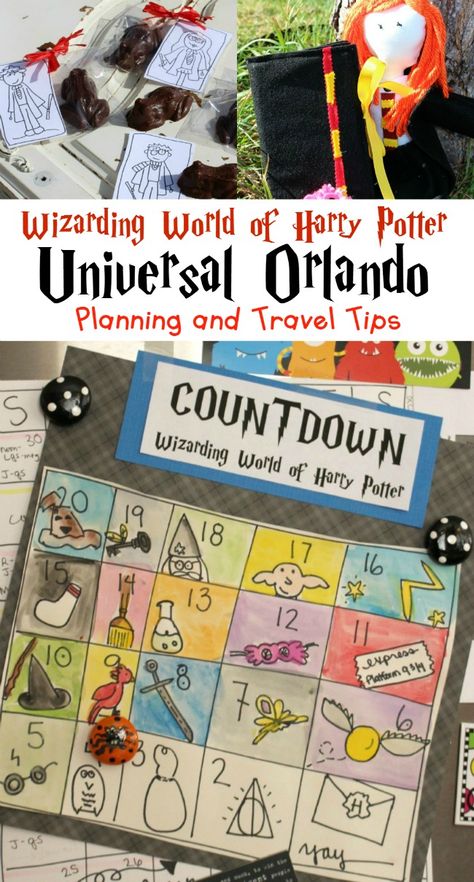 Pin Hogwarts Orlando, Car Ride Activities, Harry Potter Orlando, Diy Harry Potter Crafts, Universal Studios Orlando Trip, Vacation Countdown, Universal Trip, Orlando Trip, Universal Vacation