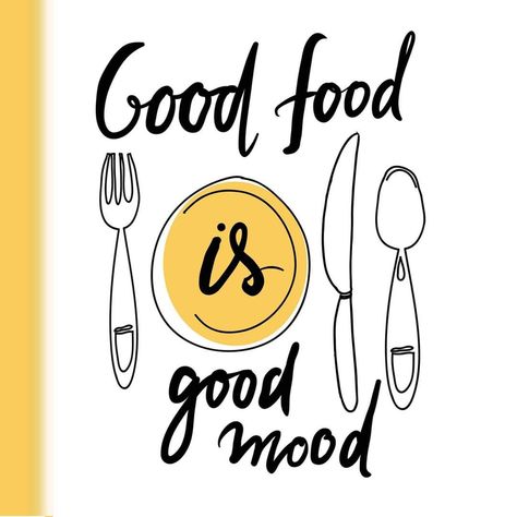 Restaurant Quotes, Kitchen Wall Quotes, Chef Quotes, Diy Lemonade Stand, Good Food Good Mood, Food Is Good, Kitchen Icon, Kitchen Decor Signs, Spoons And Forks