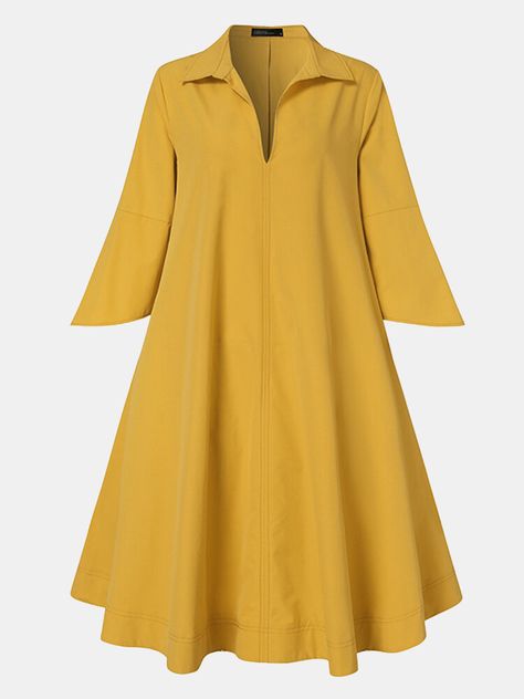 Package included 1 Dress Womens Winter Dresses, Simply Dresses, Yellow Decor, Long Sleeve Sweater Dress, Casual Stylish, African Design Dresses, Vestido Casual, Maxi Dresses Casual, Daily Dress