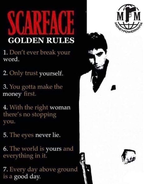 The G.o.a.t, Tony Montana Quotes, The World Is Yours Wallpaper, Mob Quotes, Montana Quotes, Scarface Wallpaper, Scarface Quotes, Mafia Quote, Godfather Quotes