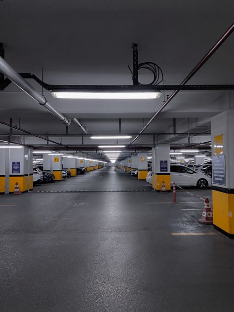 Mall Parking Lot Aesthetic, Car Park Aesthetic, Lumen Field, Cars Parking, Otis Elevator, Parallel Parking, Aesthetic Cars, Street Parking, Parking Garage