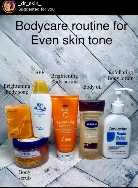 African Body Care Routine, African Body Care, Face Skin Care Routine, Routine Aesthetic, Practicing Self Love, Body Serum, Body Care Routine, Dermatologist Recommended, Brightening Serum