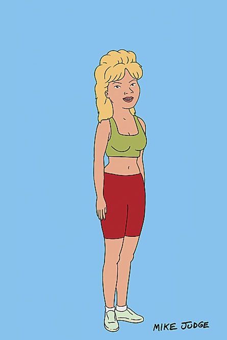 Luanne Platter Costume, Luanne Platter King Of The Hill, King Of The Hill Luanne, Luanne Platter, Animation Styles, Mike Judge, Jacket Art, Beading Embroidery, Chop Chop