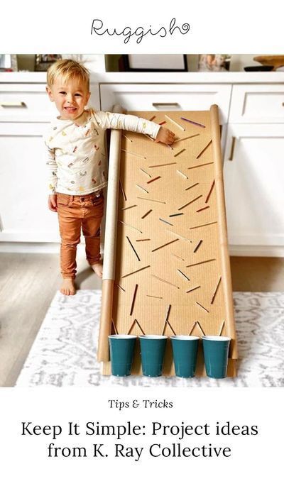 Crafts and DIYs don�t have to be complex! Meet one of our favorite bloggers, who shows off just how easy it can be to have homemade fun with your kids. Arcade Games Diy, Cardboard Crafts Kids, Diy Preschool, Diy Kids Games, Kids Activity Table, Cardboard Box Crafts, Beautiful Crafts, Homemade Toys, How To Make Toys