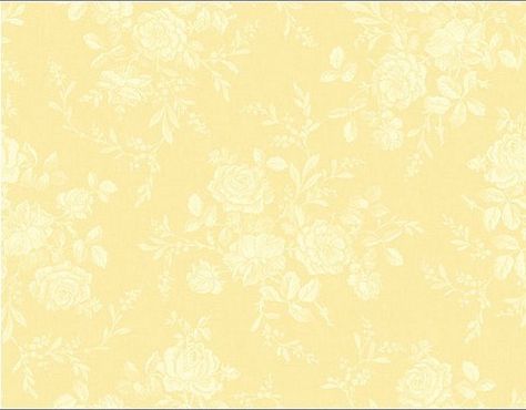 Yellow wallpaper Yellow Wallpaper Bedroom, Wallpaper Sideways, Half Baths Ideas, Light Yellow Walls, Lush Diy, Lemon Bathroom, Bath Redo, English Kitchen, English Kitchens