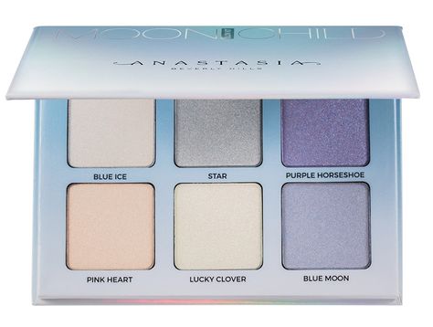 Anastasia Moonchild & Sweets Glow Kits for Fall 2016 Anastasia Beverly Hills Highlighter, Anastasia Beverly Hills Moonchild, Anastasia Beverly Hills Glow Kit, Anastasia Glow Kit, Best Highlighter, Metallic Powder, Anastasia Beverly Hills Makeup, Glow Kit, Highlighter Palette