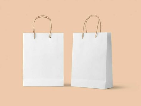 Paper Bag Mockup, Graphic Design Mockup, Paper Bag Design, Free Packaging Mockup, Design Mockup Free, Packaging Ideas Business, Bag Mockup, Mockup Downloads, Branding Mockups