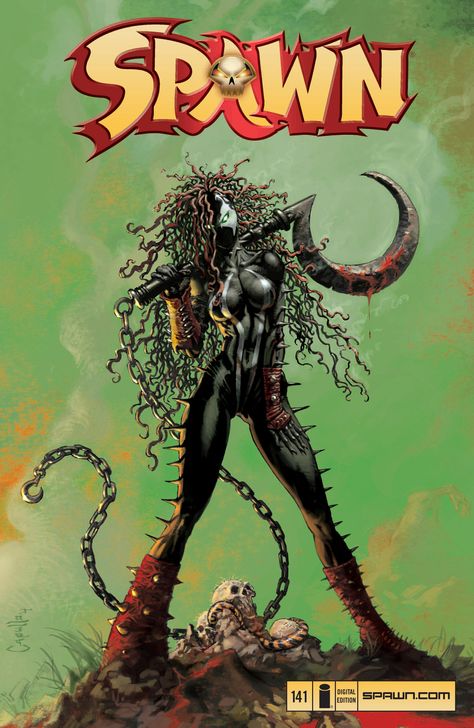 Spawn #141 | Cover art by Greg Capullo Spawn Comics, Greg Capullo, Comic Collection, Image Comics, Comics Girl, American Comics, Digital Comic, Comic Book Covers, Comic Book Artists